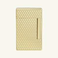 Initial Diamond Head Lighter Gold st dupont initial diamond head lighter gold