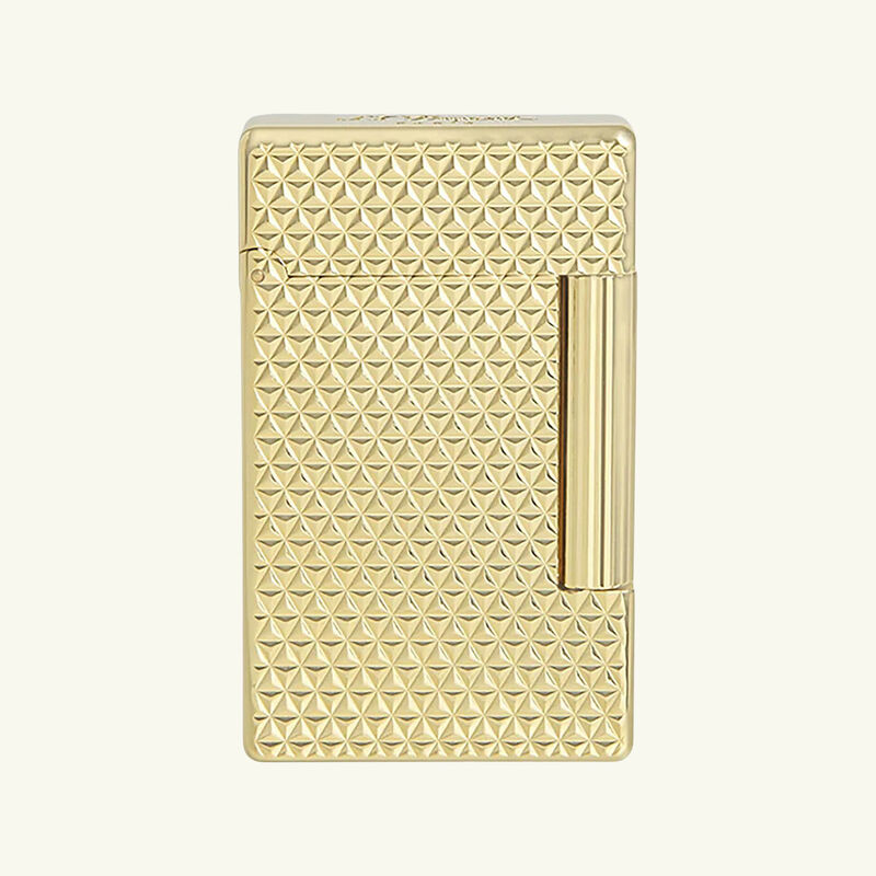 Initial Diamond Head Lighter Gold st dupont initial diamond head lighter gold