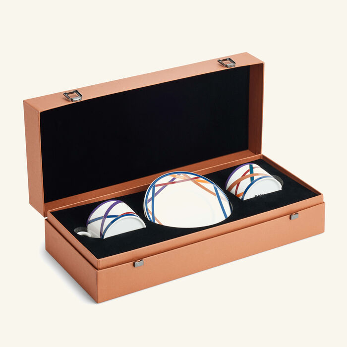 missoni home nastri tea cup   saucer set of 2