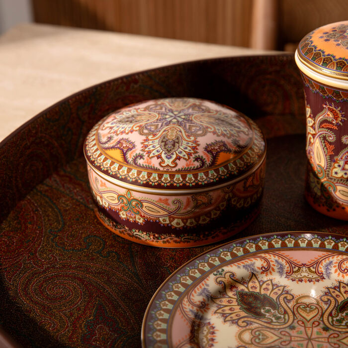 etro thistle jewelry box pink