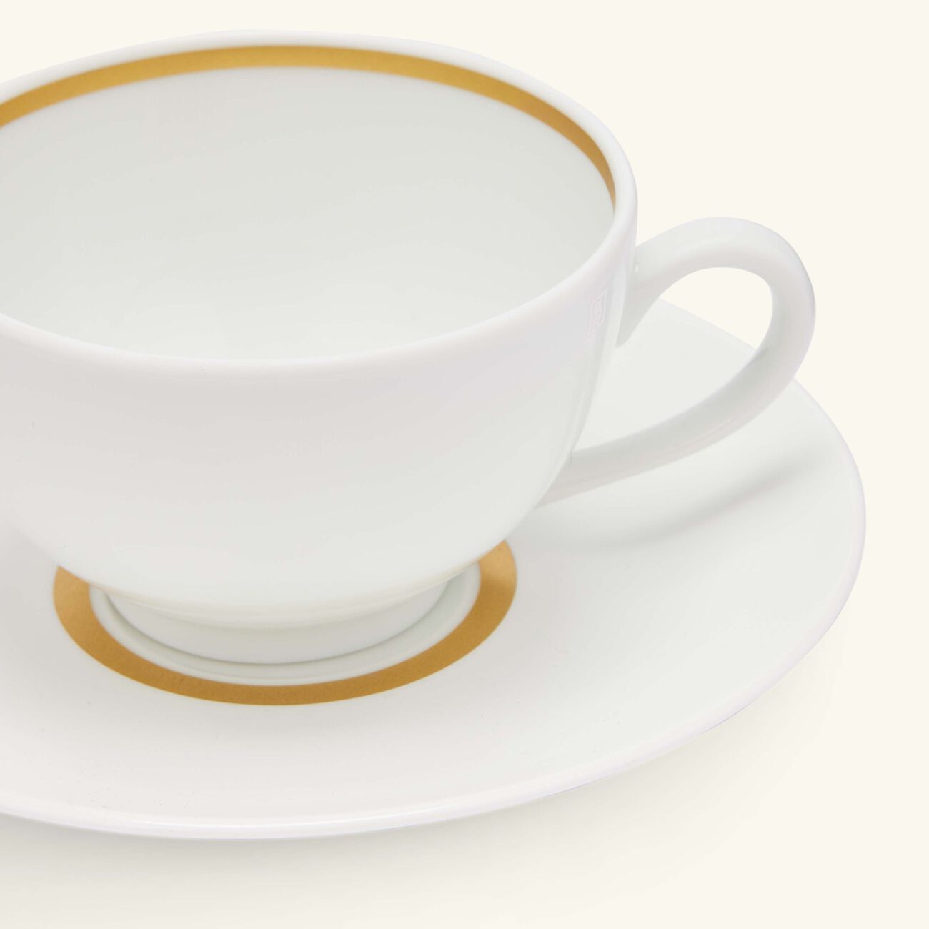 bernardaud cronos or tea cup   saucer white