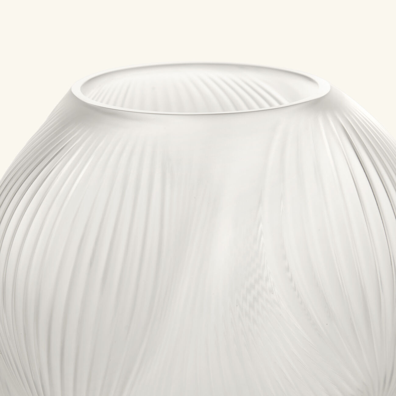 lalique alize vase small clear
