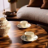 Marc Chagall Tea Cup & Saucer White Set Of 2 bernardaud marc chagall tea cup saucer white set of 2