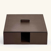 Leopold A4 Paper Tray Brown giobagnara leopold a4 paper tray brown