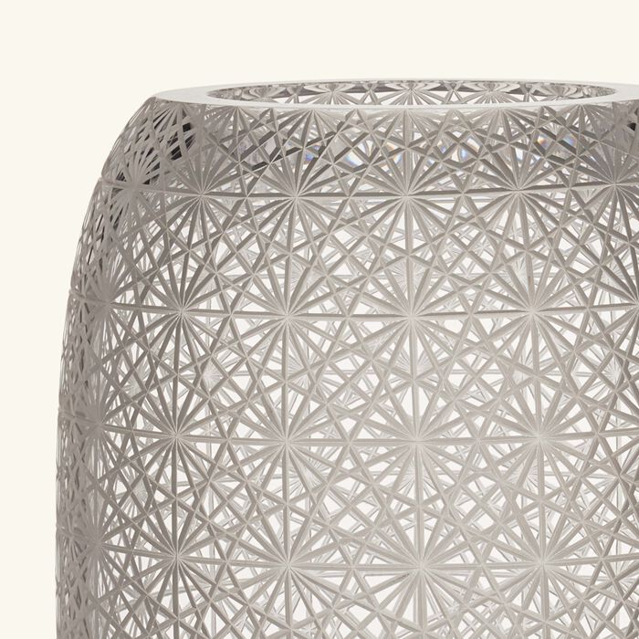 روكل مزهرية أوديت مستديرة شفافة بحجم كبير