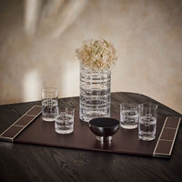 ralph lauren home ashton highball drinking glass clear set of 2