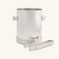 ralph lauren home thorpe ice bucket with tongs stainless steel