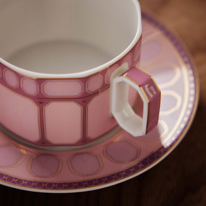 rosenthal signum rose tea cup   saucer pink