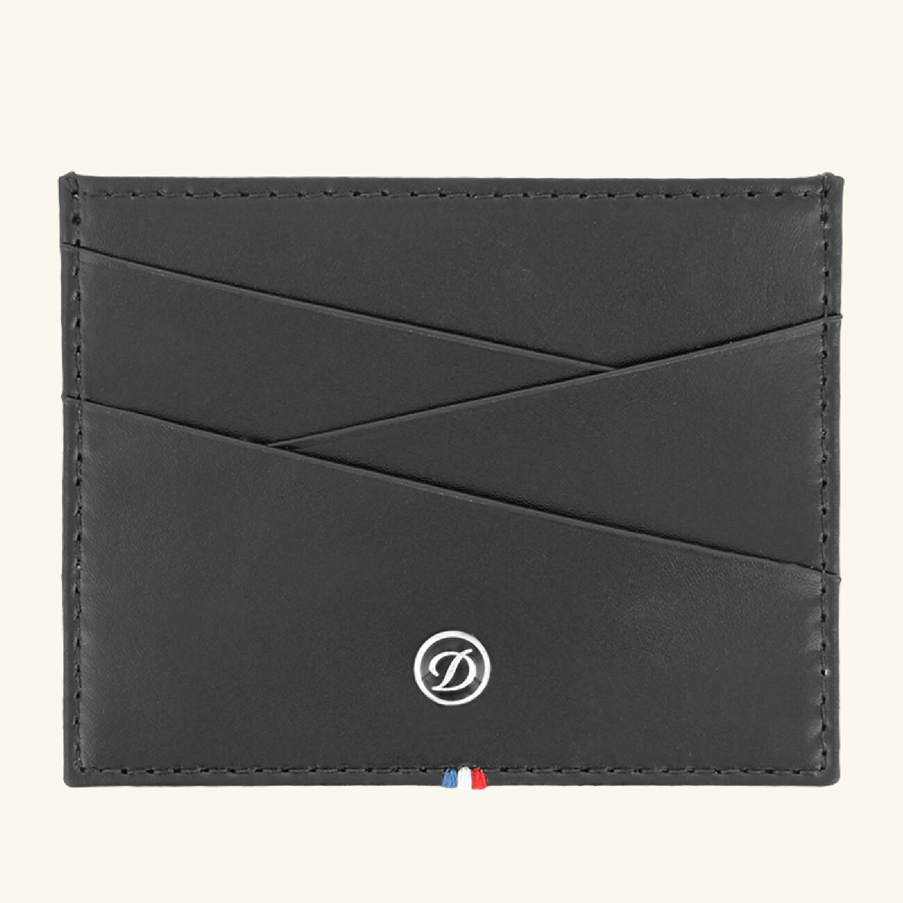 Line D Capsule Card Holder Black st dupont line d capsule card holder black