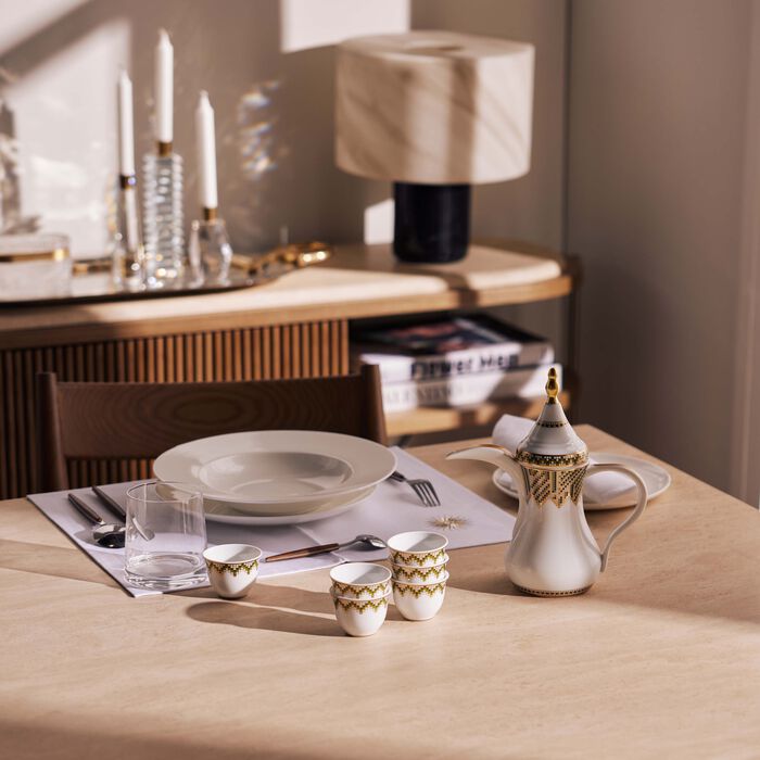 bernardaud augusta oriental coffee cups set of 4