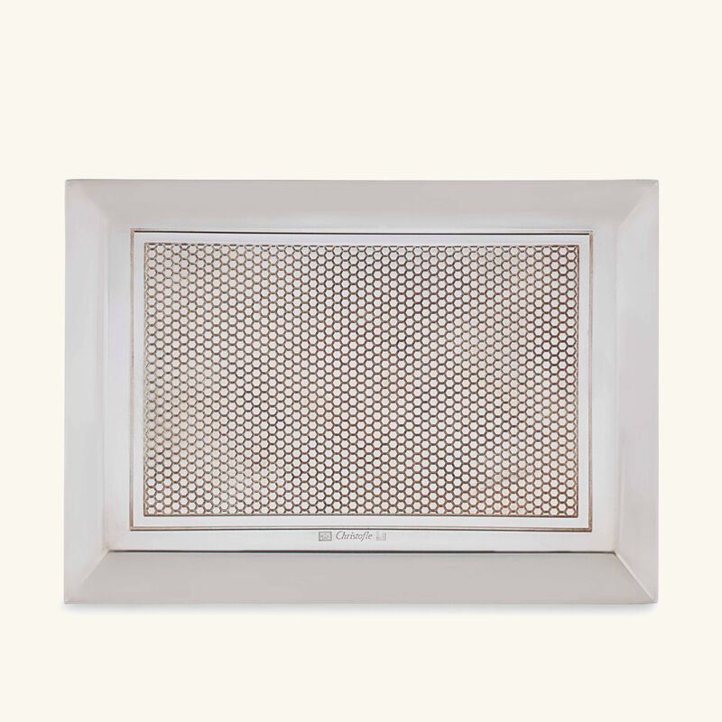 christofle madison 6 business card tray silver plated