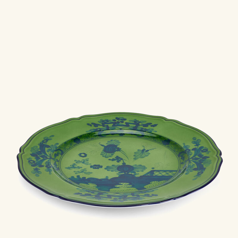 Oriente Italiano Charger Plate Round Green 31cm ginori 1735 oriente italiano charger plate round green 31cm