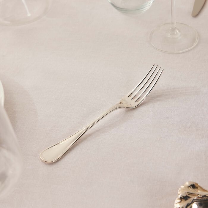 كريستوفل شوكة الطعام آلبي باللون الفضي