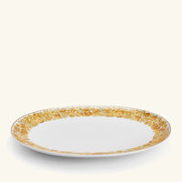 versace medusa rhapsody serving platter oval white 38cm