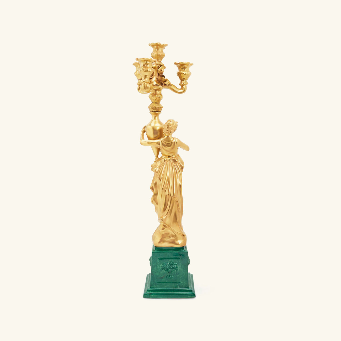 Clizia Candle Holder Green villari clizia candle holder green