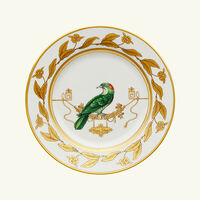 Volière Geai Dessert Plate Round Gold 22cm ginori 1735 voli re geai dessert plate round gold 22cm