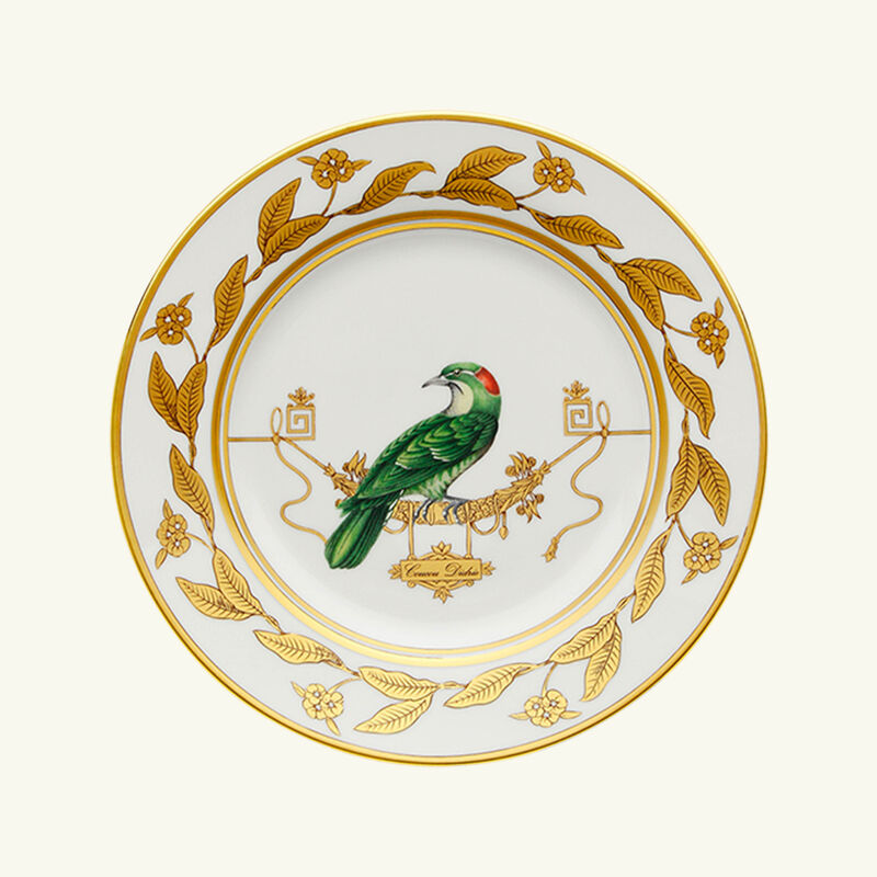Volière Geai Dessert Plate Round Gold 22cm ginori 1735 voli re geai dessert plate round gold 22cm