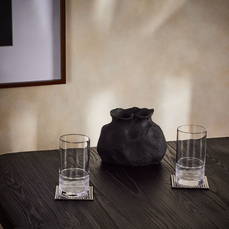 ralph lauren home remy highball drinking glass clear set of 2