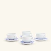 bernardaud in bloom tea cup saucer blue
