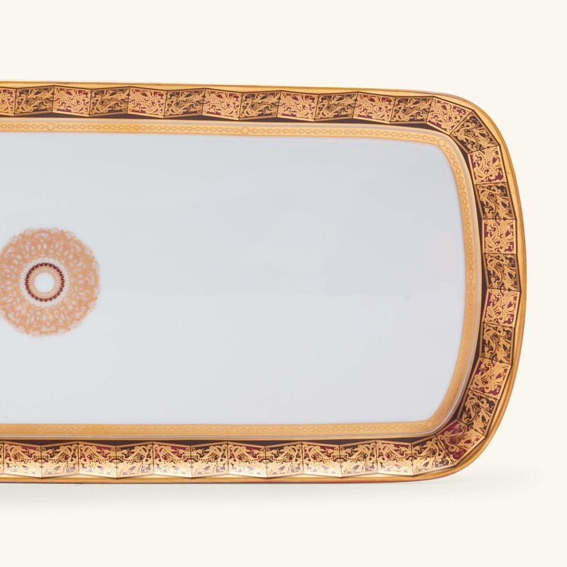 Eventail Cake Platter Rectangular White 38cm bernardaud eventail cake platter rectangular white 38cm