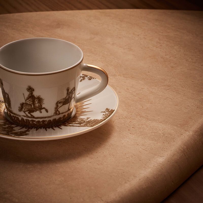 Versailles Enchante Coffee Cup & Saucer Gold bernardaud versailles enchante coffee cup saucer gold