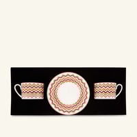 missoni home iconic tea cup   saucer multicolor