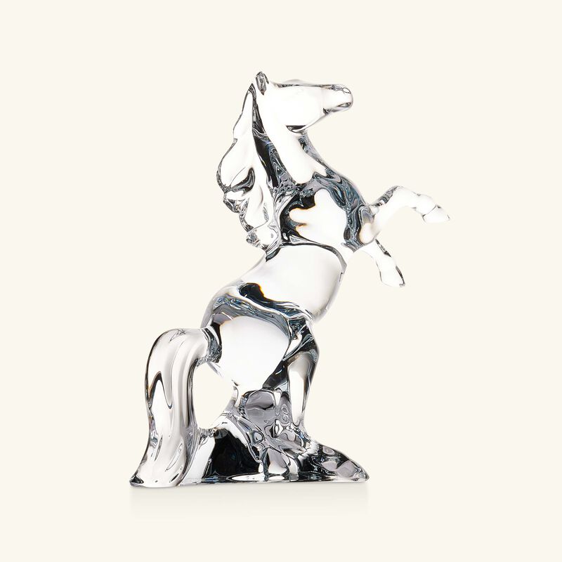 baccarat marengo horse sculpture medium clear