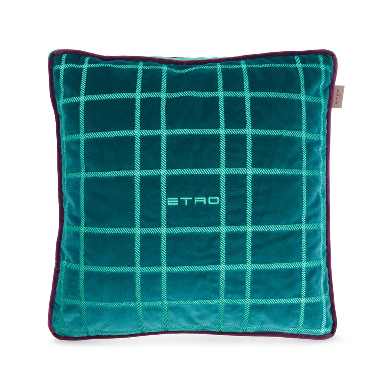Tartan Squared Cushion, large