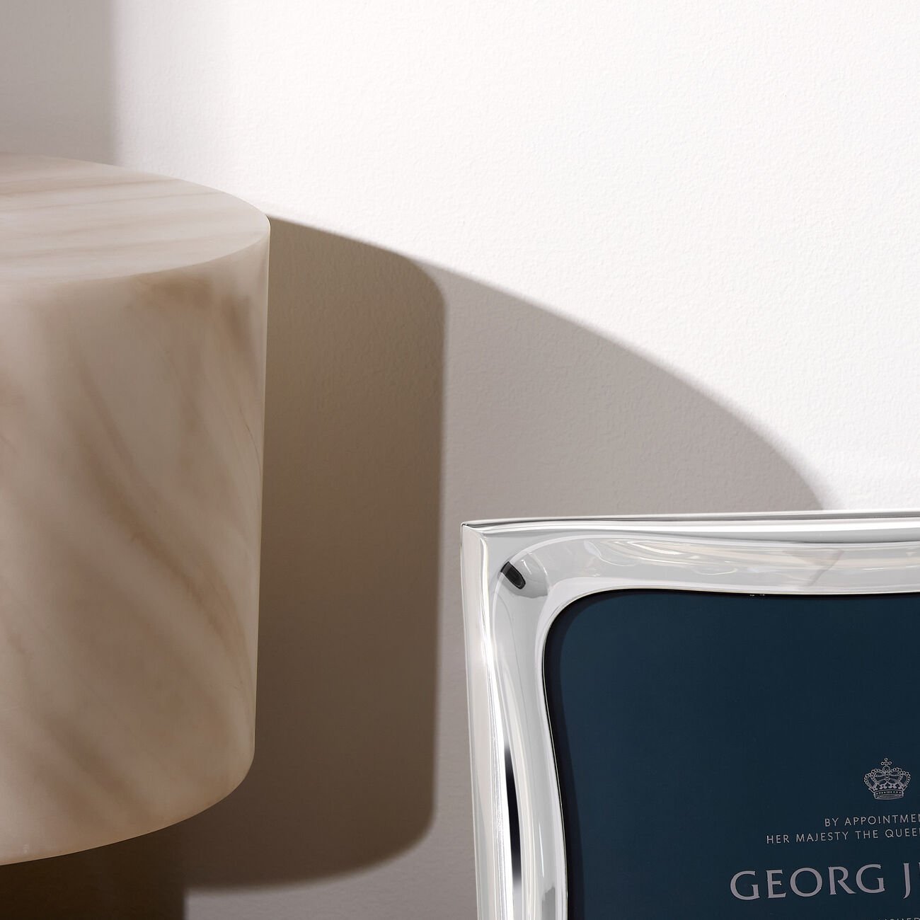 georg jensen cobra picture frame silver large