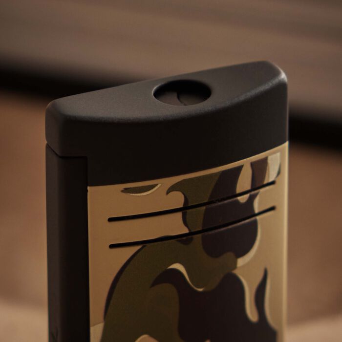 st dupont maxijet lighter camo khaki