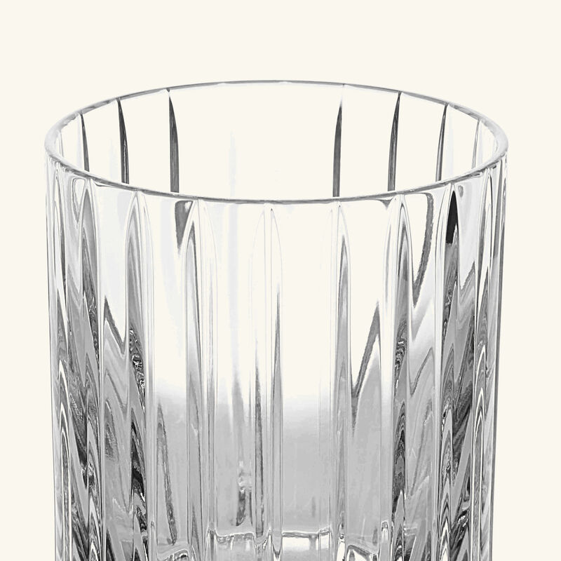 baccarat harmonie drinking glass small clear set of 2