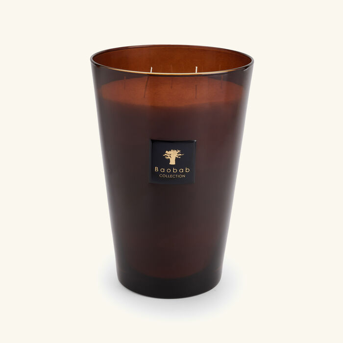 baobab collection cuir de russie candle maxi max