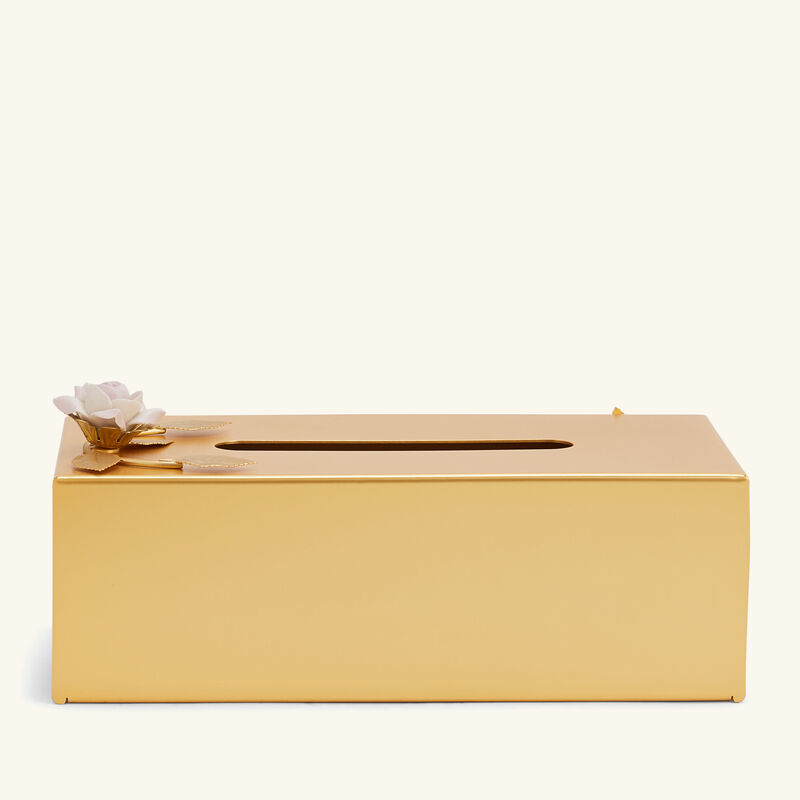 villari versaille tissue box gold