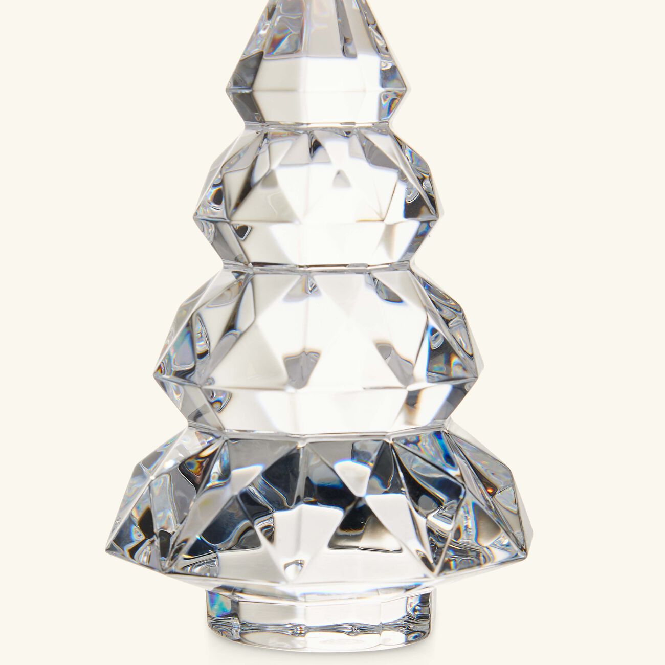 baccarat no l louxor tree ornament mini clear