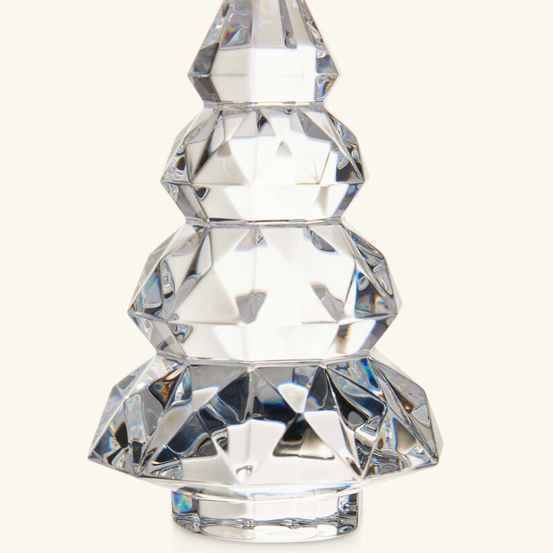 baccarat no l louxor tree ornament mini clear