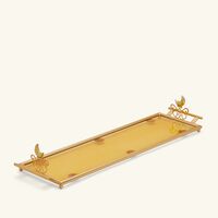 Extravaganza Serving Tray Rectangular Large Gold villari extravaganza serving tray rectangular large gold