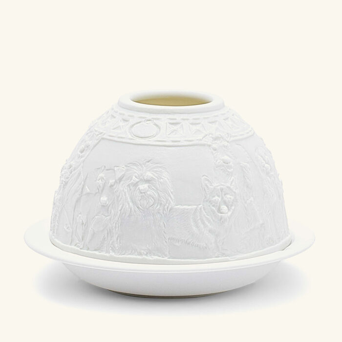 bernardaud dogs lithophanie
