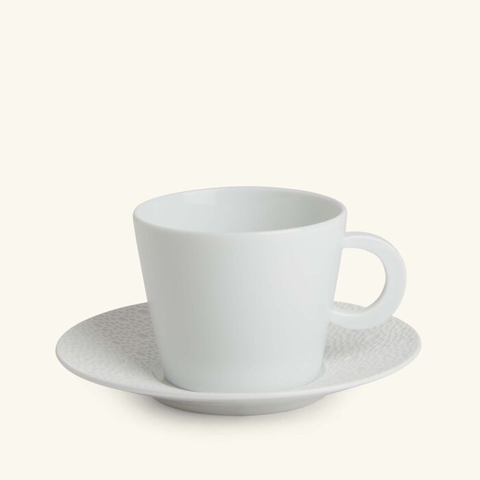 Tea Cup & Saucer White bernardaud tea cup saucer white
