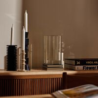 christofle perspectives vase rectangular medium clear