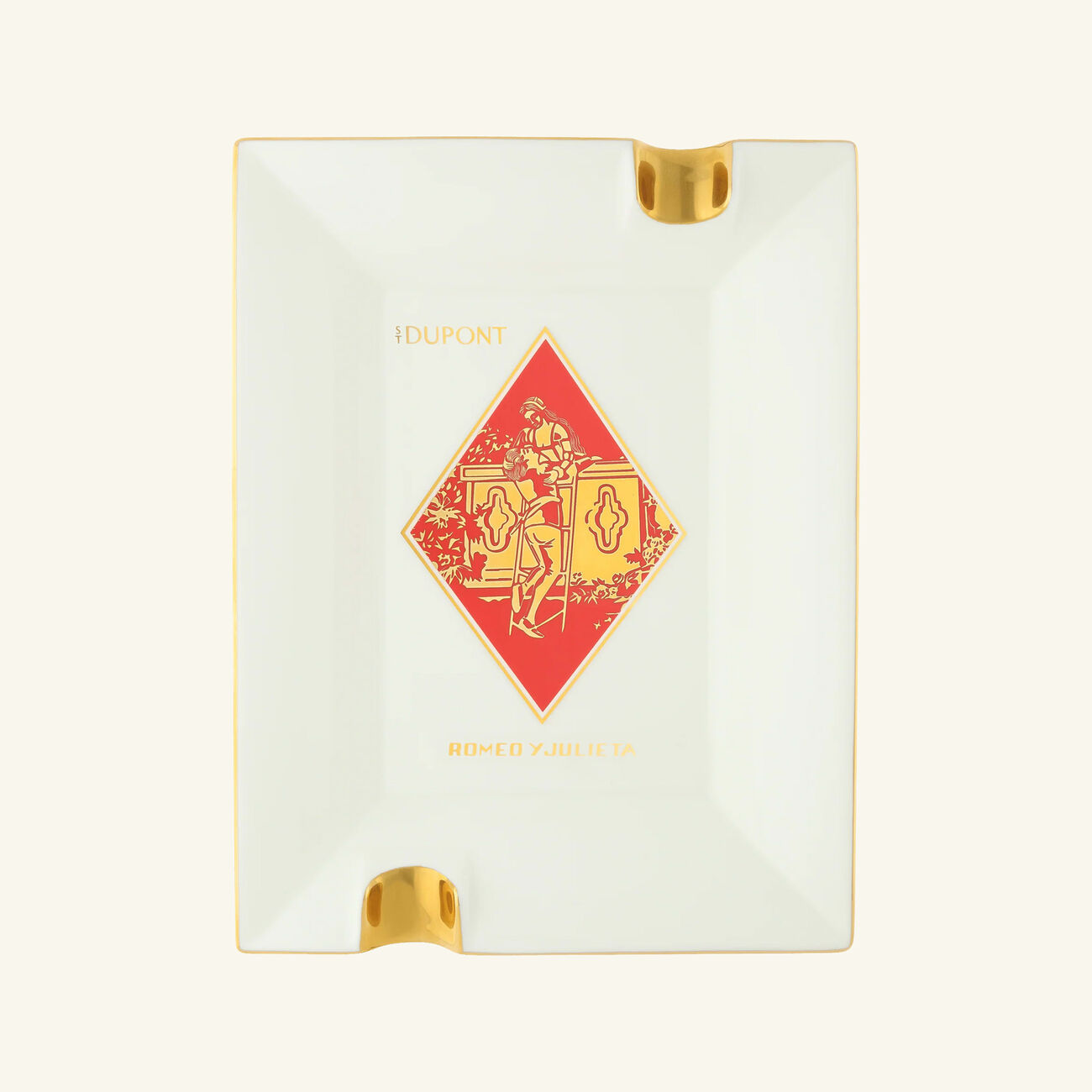 Romeo Y Julieta Ashtray White 20cm st dupont romeo y julieta ashtray white 20cm