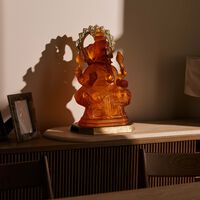 daum ganesh sculpture extra large amber