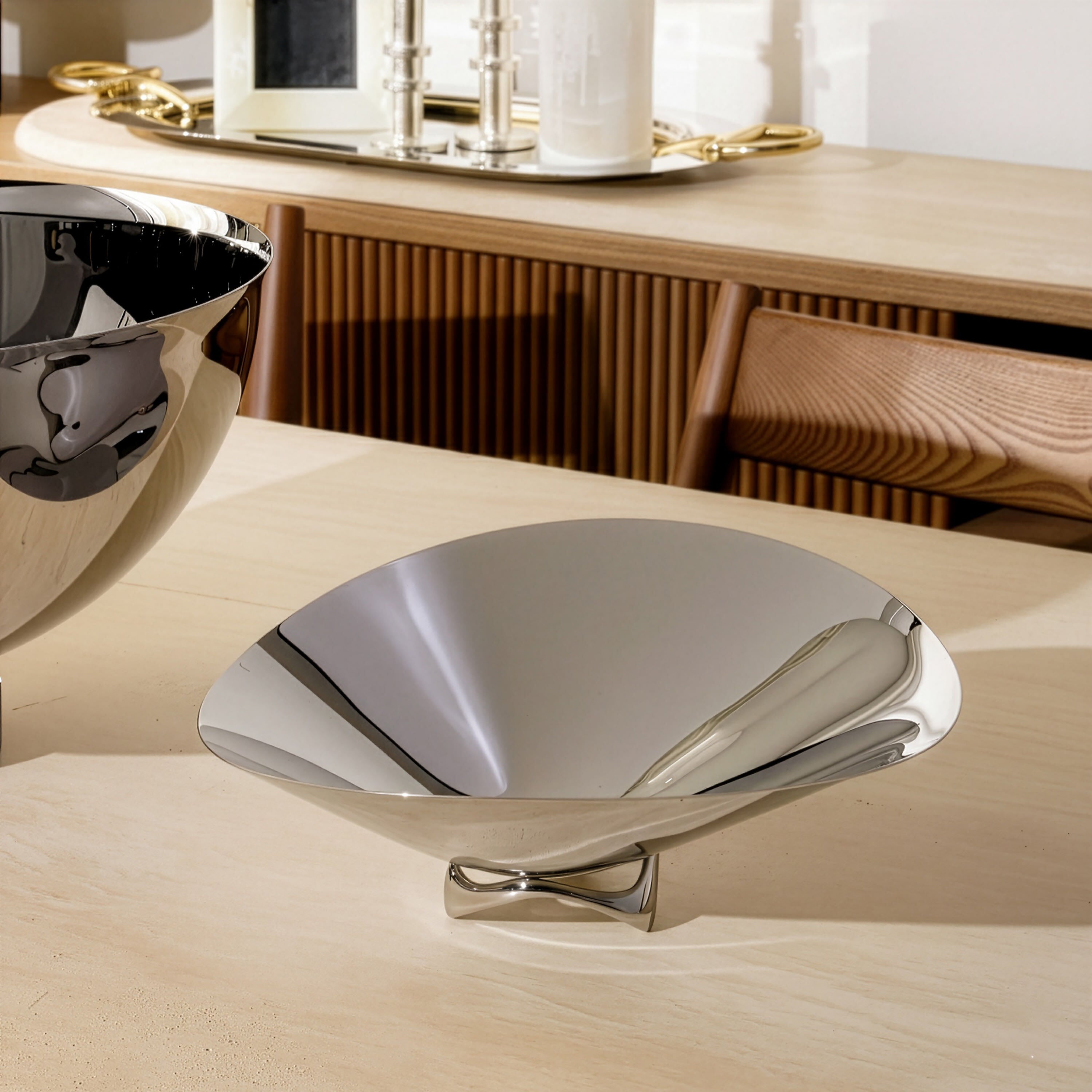 Georg Jensen Koppel Wave Bowl Clear Small | Tanagra UAE