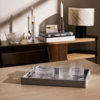 Shafa Serving Tray Rectangular Silver 40x27cm dimlaj shafa serving tray rectangular silver 40x27cm