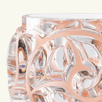 Tourbillons Vase Round Medium Pink lalique tourbillons vase round medium pink
