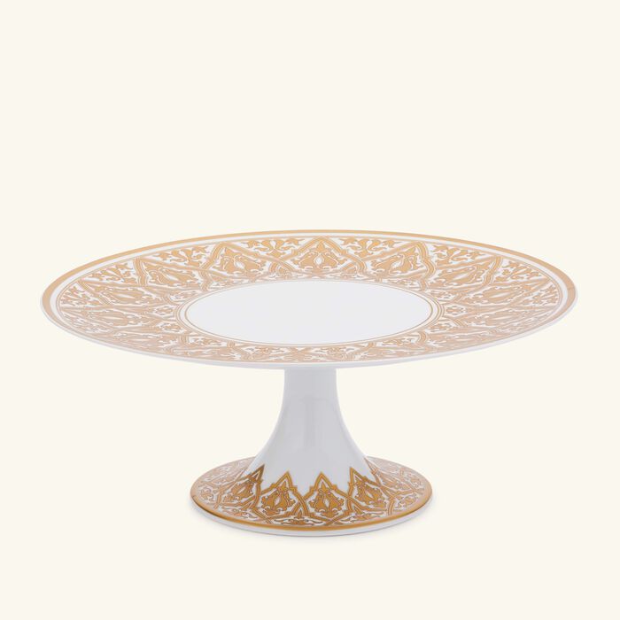 bernardaud venise cake stand gold