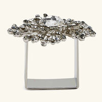 Gem Burst Napkin Ring Silver Set Of 4 kim seybert gem burst napkin ring silver set of 4