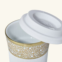 Ecume Travel Mug Gold bernardaud ecume travel mug gold