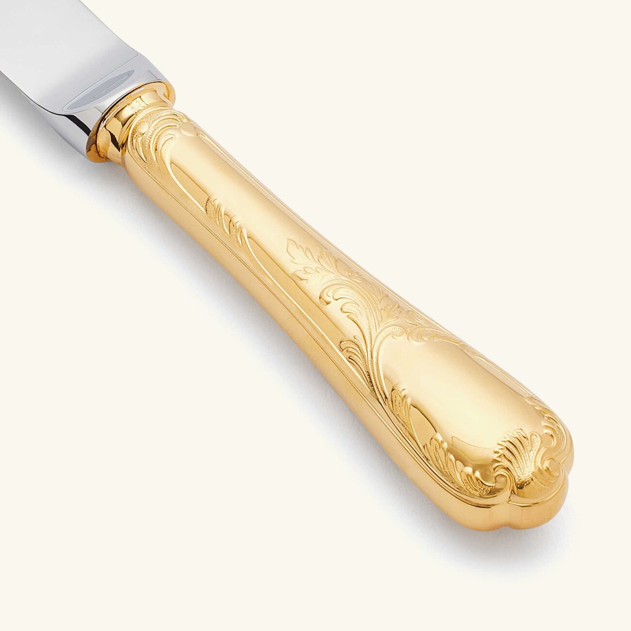 christofle marly dessert knife gold