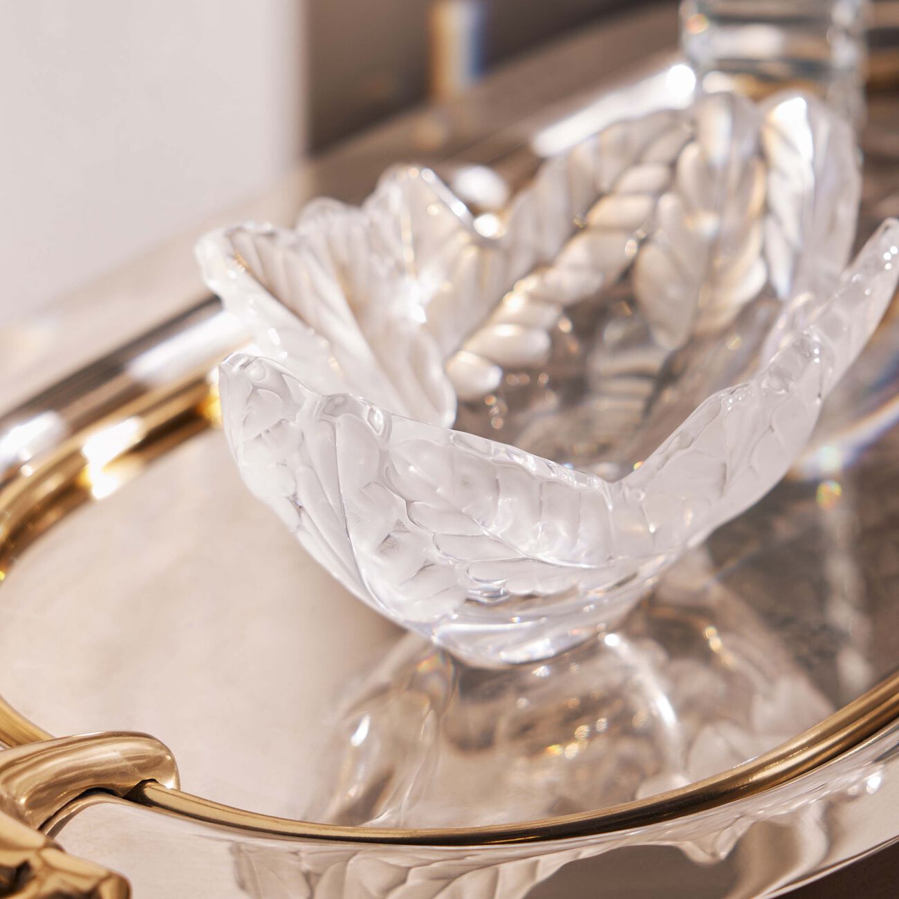 lalique compiegne bowl crystal clear