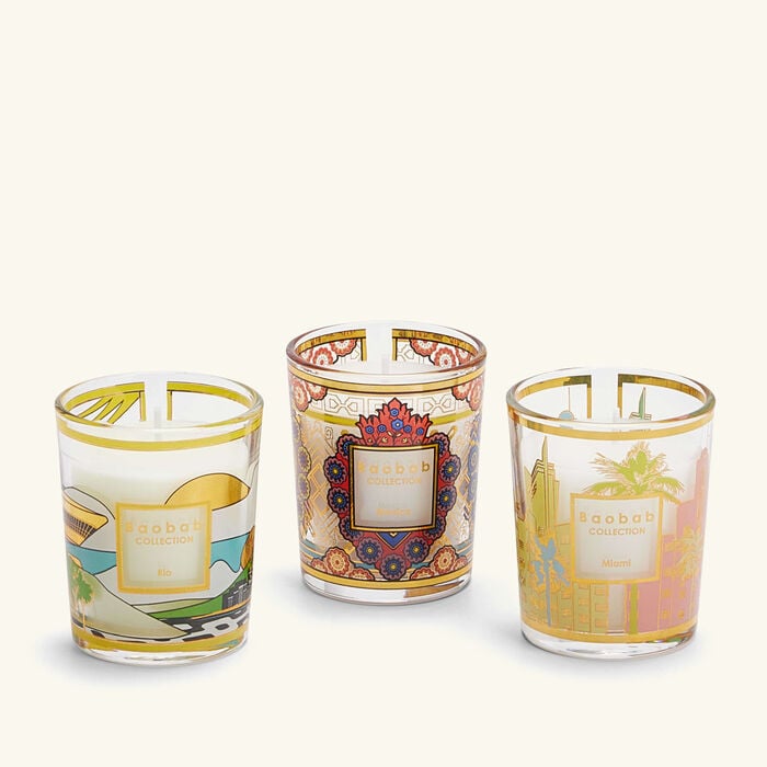 baobab collection my first baobab candle rio mexico miami trio gift set